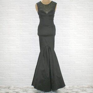 WINDSOR Gown Prom Mermaid Formal Homecoming Maxi Evening Black Dress 5